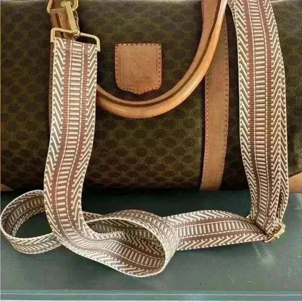 Celine Duffle- classic carryon W/added guitar strap strap-some wear but lovely - Picture 6 of 17